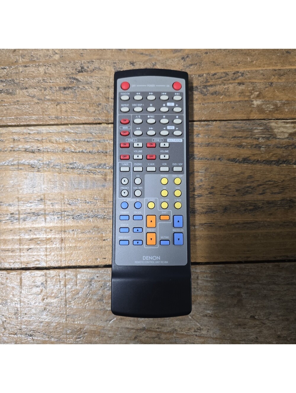 Original Denon RC-894 Remote Control Unit -Tested- OEM